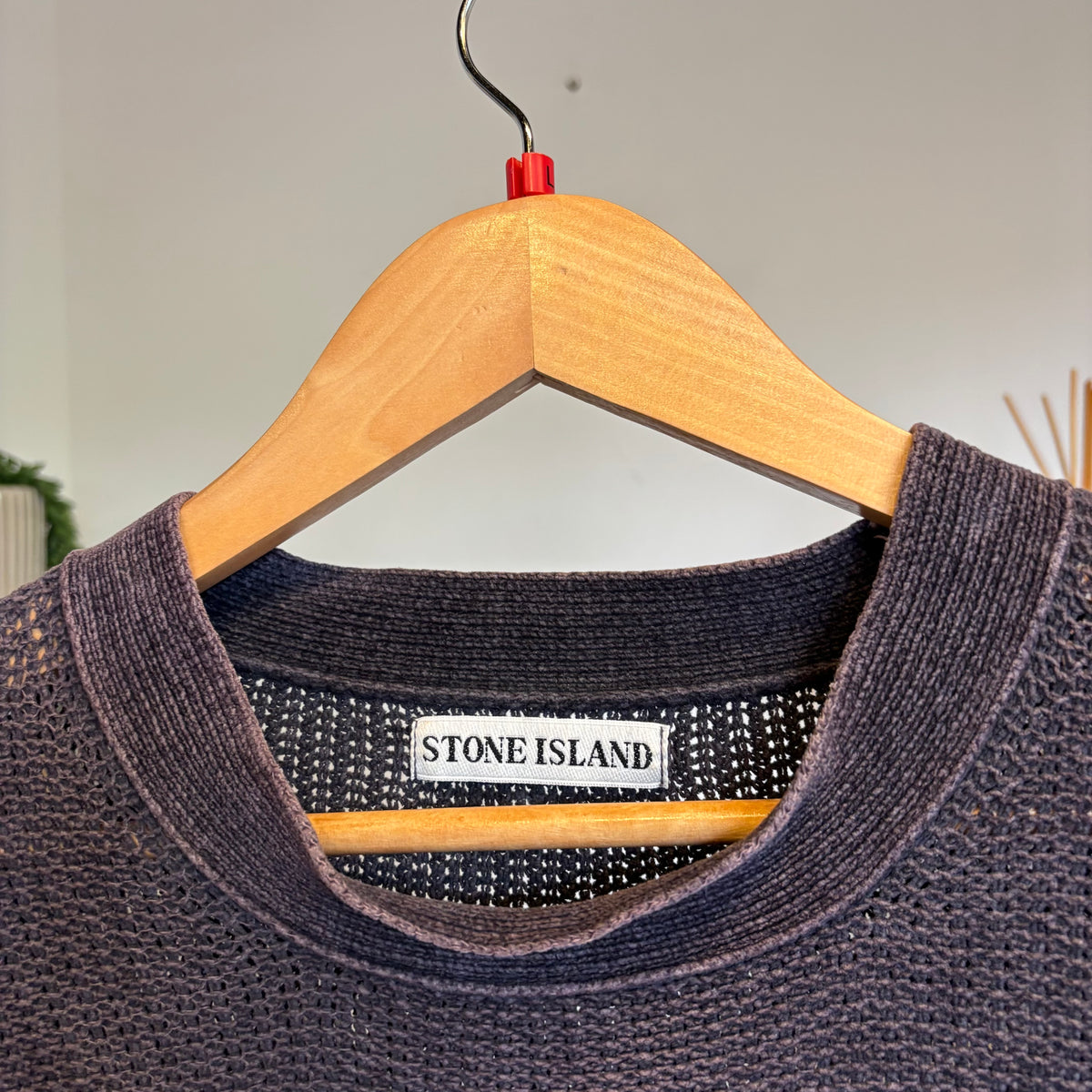 Stone Island S/S 1999 Pullover Knit Jumper Navy (Large)