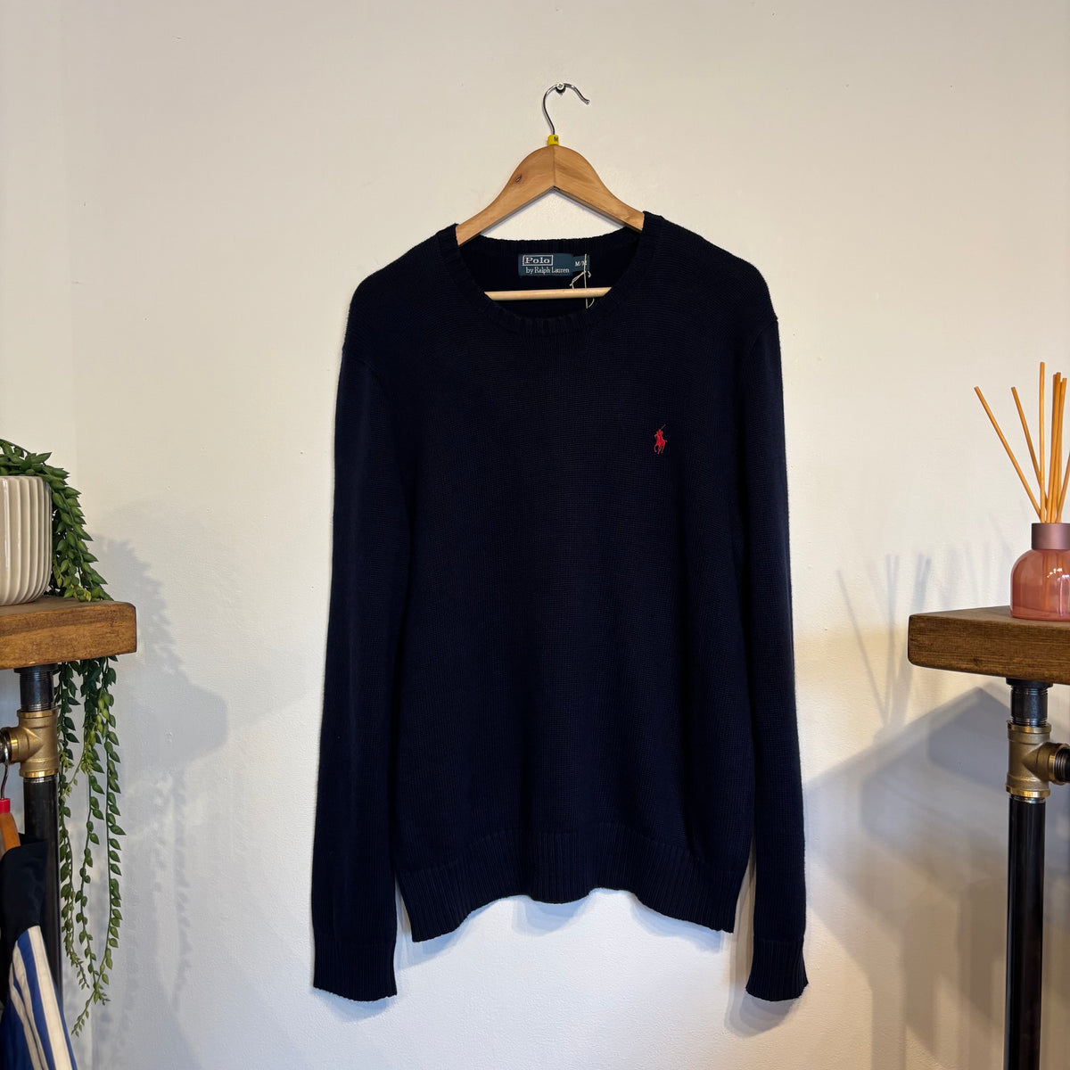 Ralph Lauren Pullover Knit Jumper Navy (Medium)
