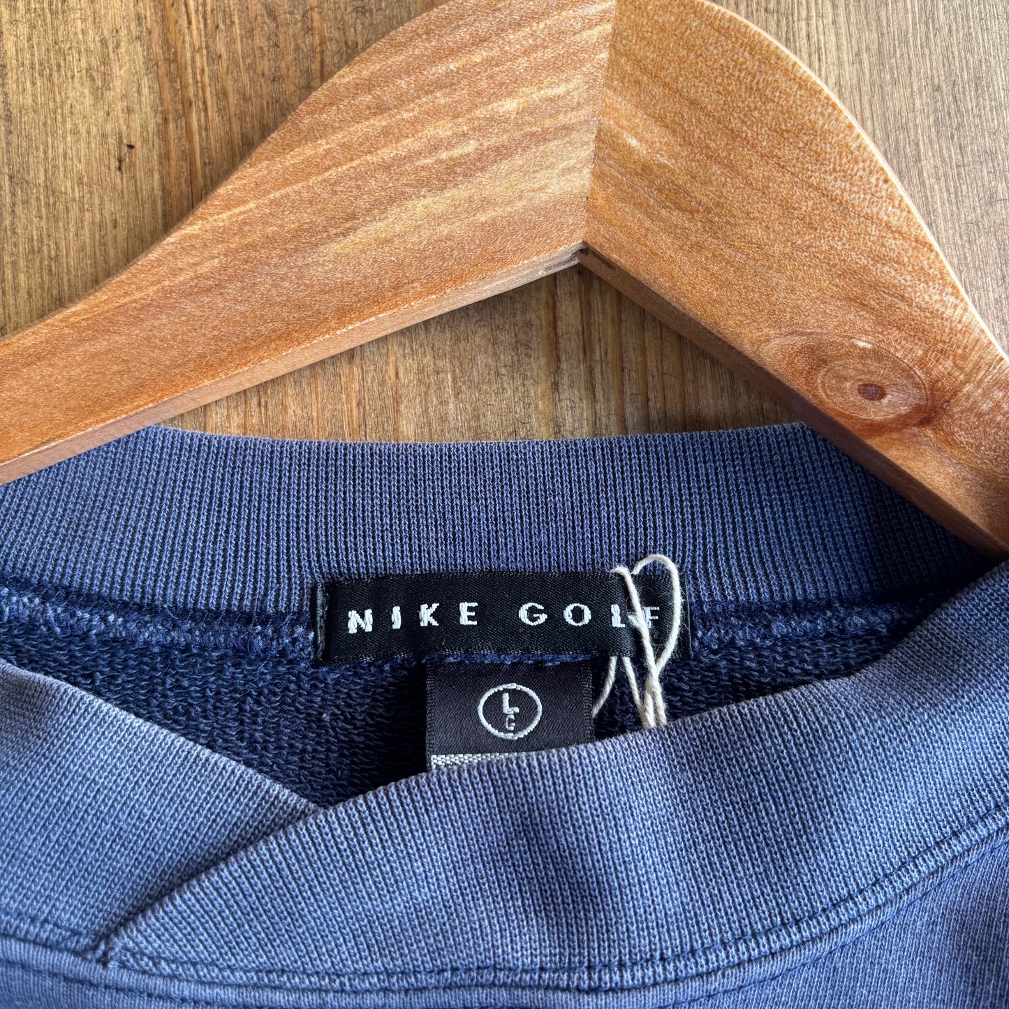 Nike Golf Spellout Oversized Sweatshirt Blue (Large)