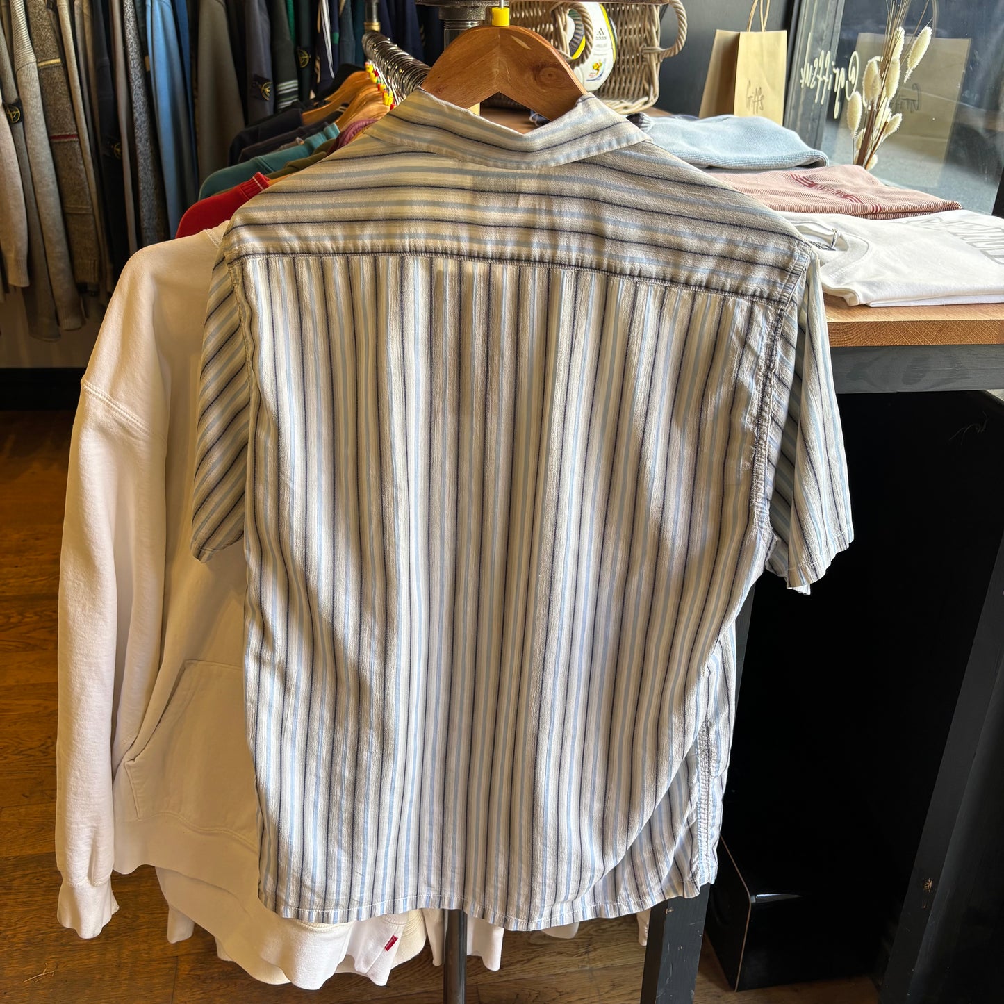 CP Company S/S 2003 Horizontal Multi Stripe Shirt (Medium)