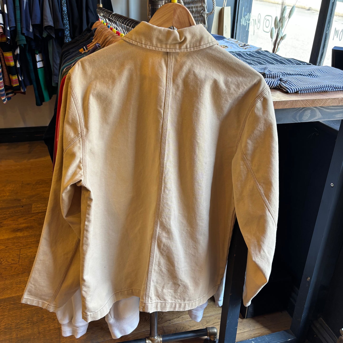 Nike Life Chore Button Up Jacket Beige (Medium)