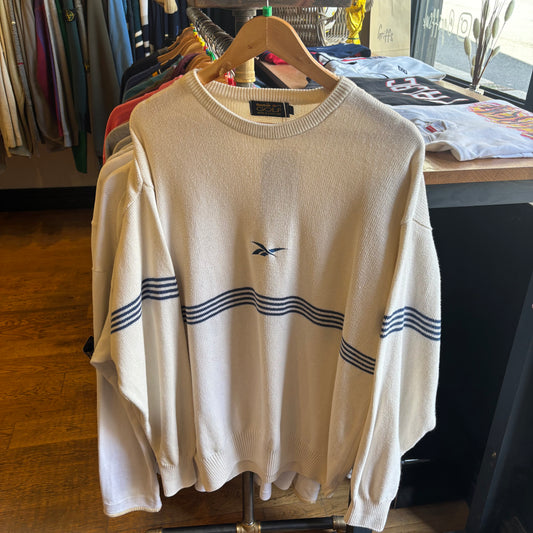 Reebok Golf Pullover Knit Jumper Cream (XL)