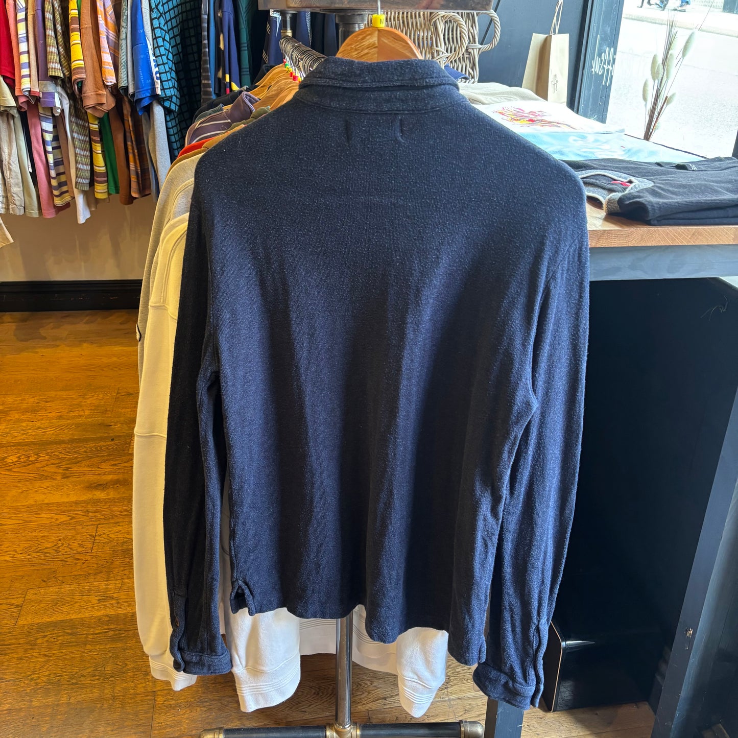 Ralph Lauren Longsleeve Polo Shirt Navy (Medium)