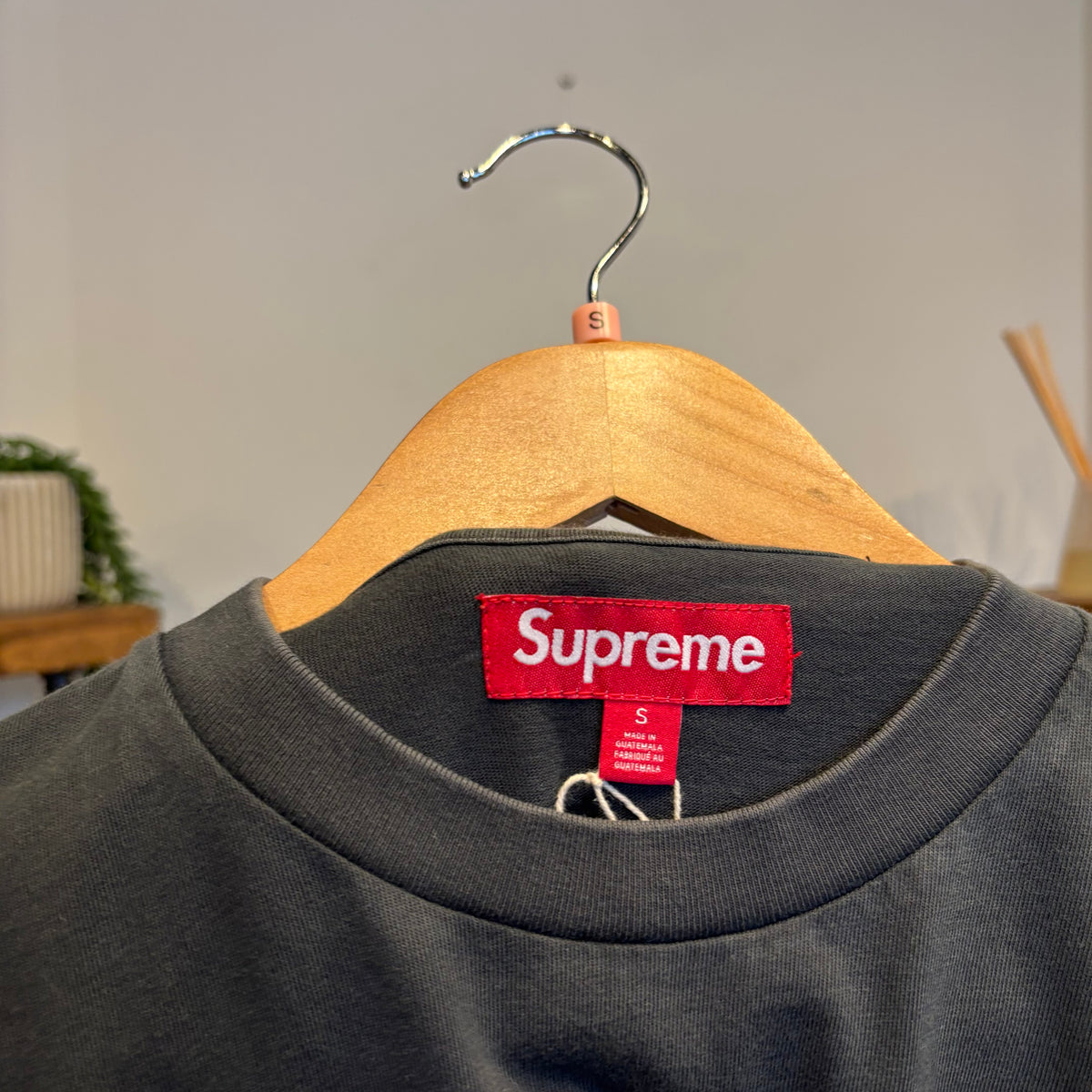 Supreme SS25 Washed Top T-Shirt Black (Small)