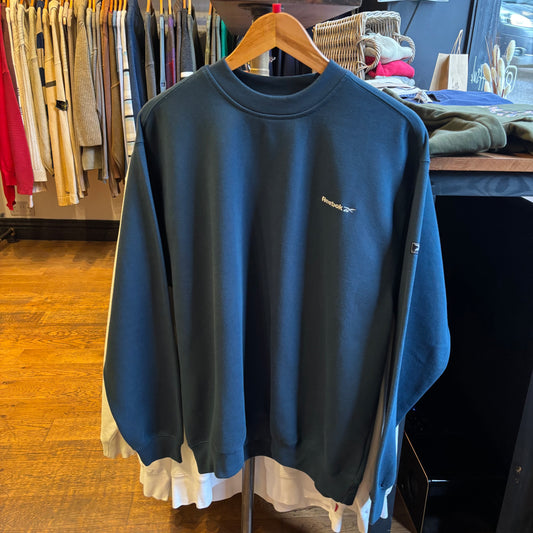 Reebok Essentials Oversized Sweatshirt Blue (Large)