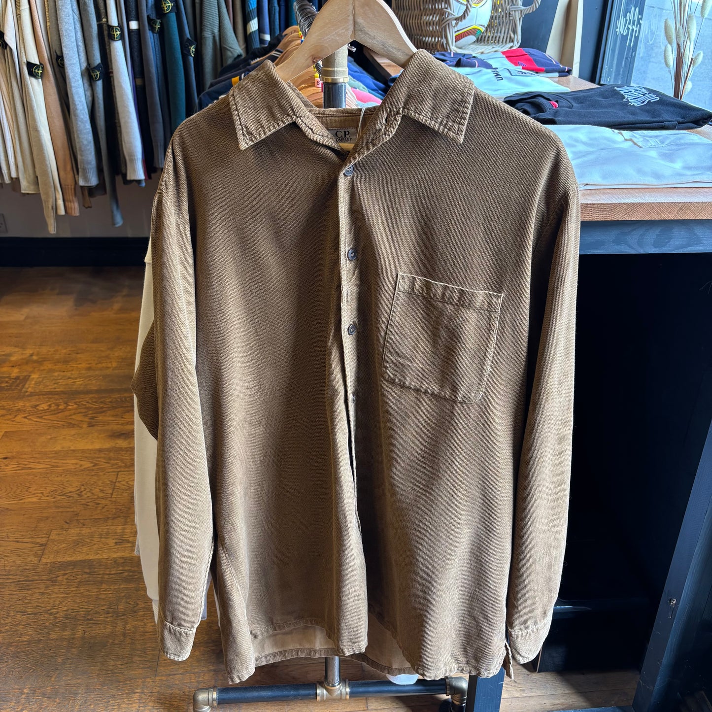 CP Company A/W 1997 Button Up Textured Shirt (XL)