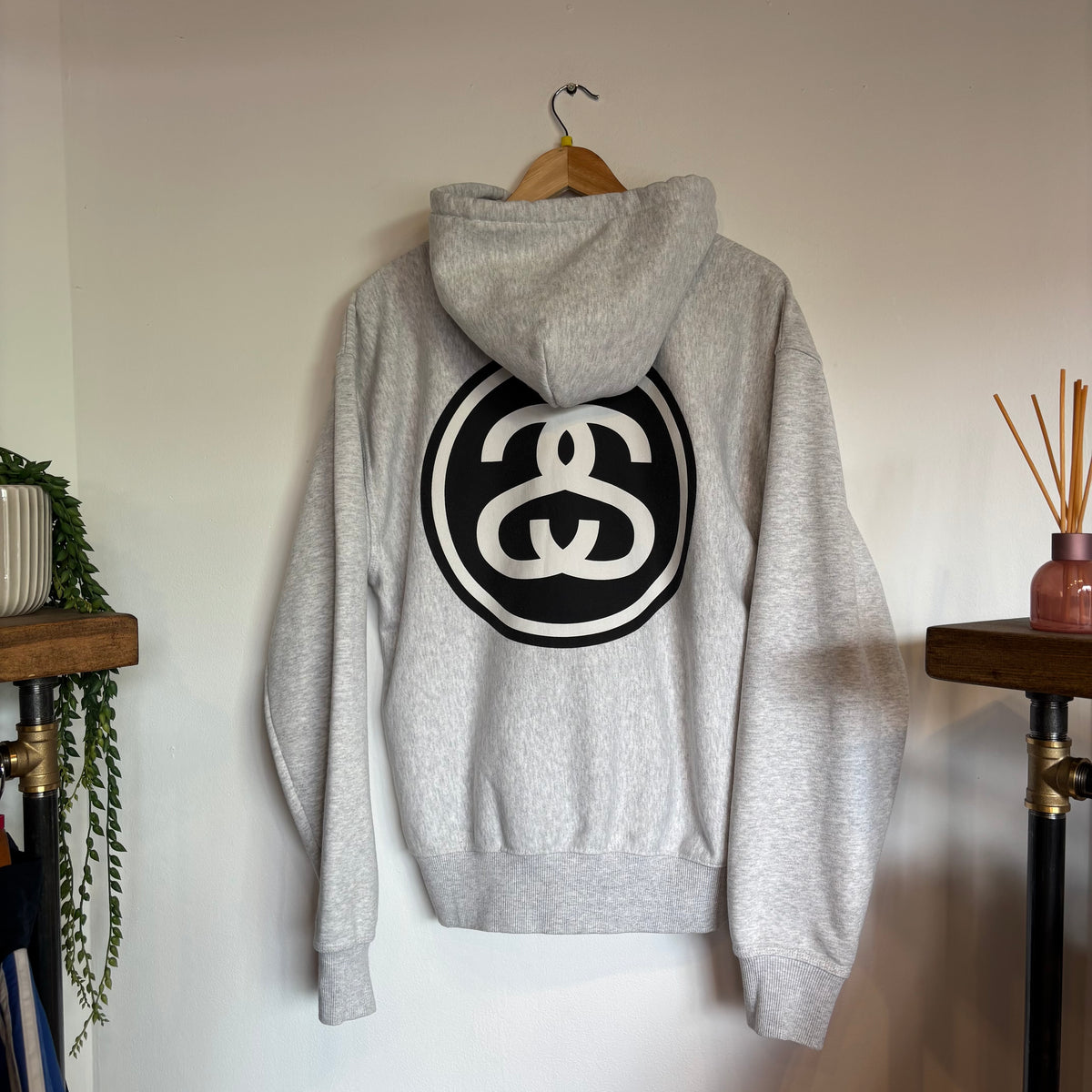 Stussy SS-Link Zip Hoodie Grey (Medium)