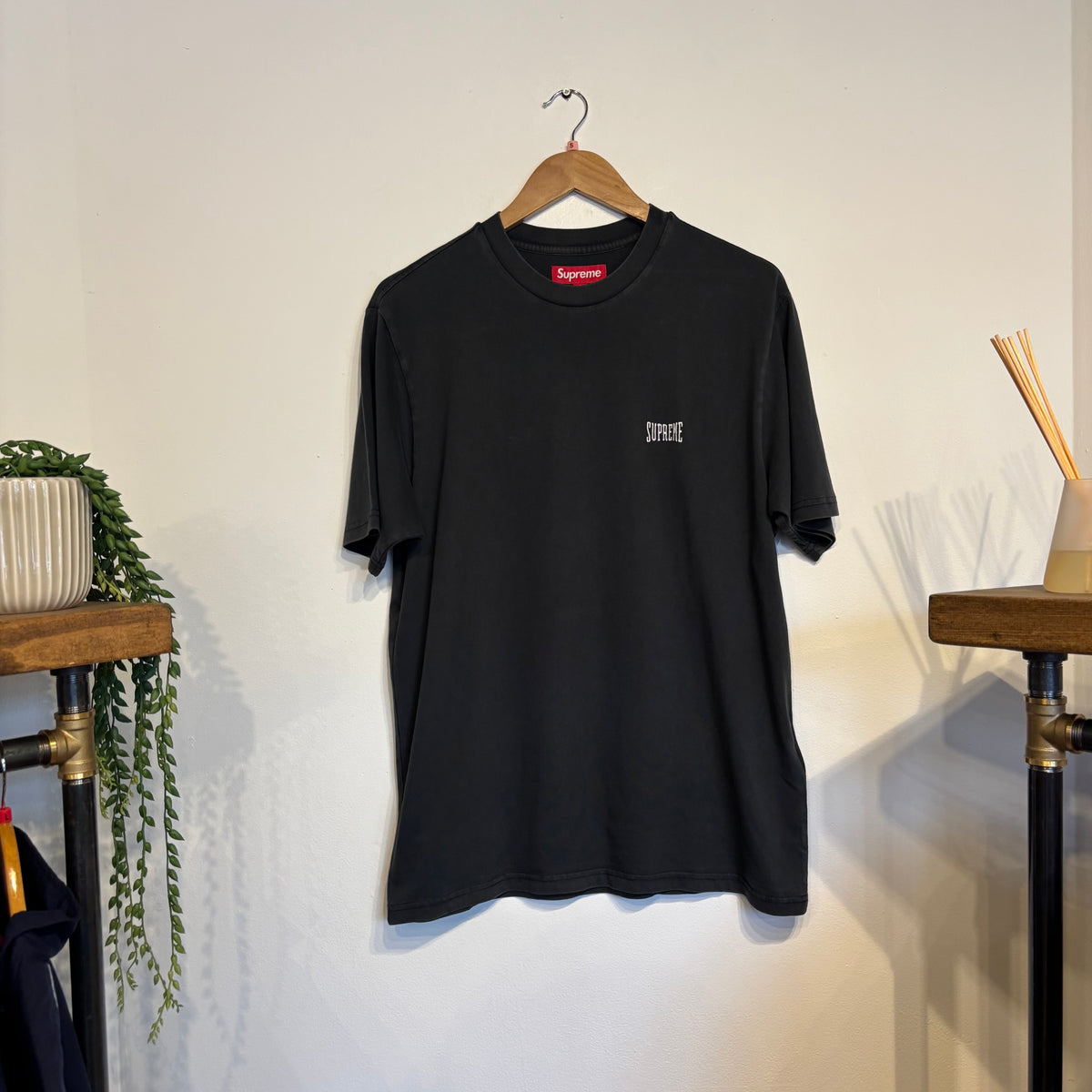 Supreme SS25 Washed Top T-Shirt Black (Small)