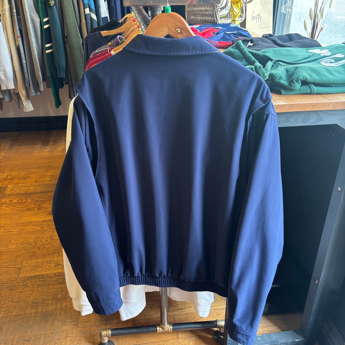 Ralph Lauren Harrington Zip Up Jacket Navy (XL)