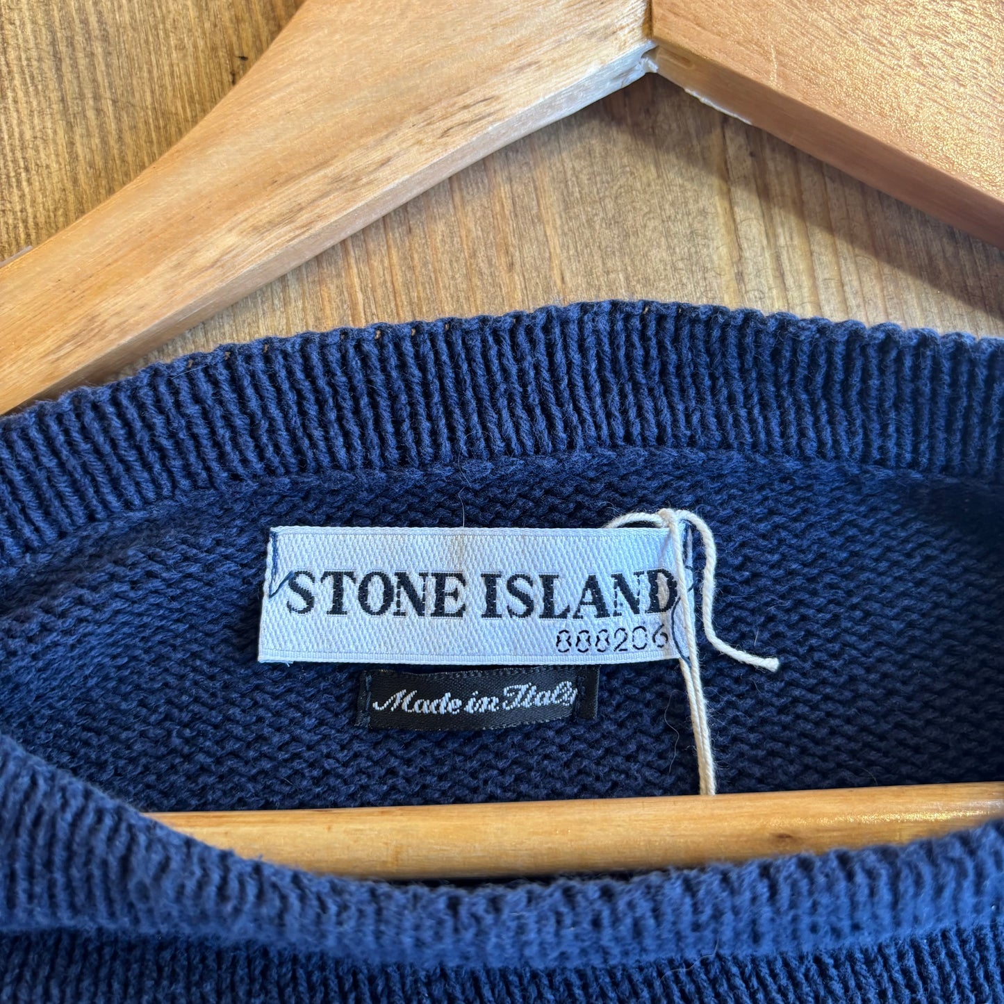 Stone Island S/S 2003 Pullover Knit Jumper Navy (XL)