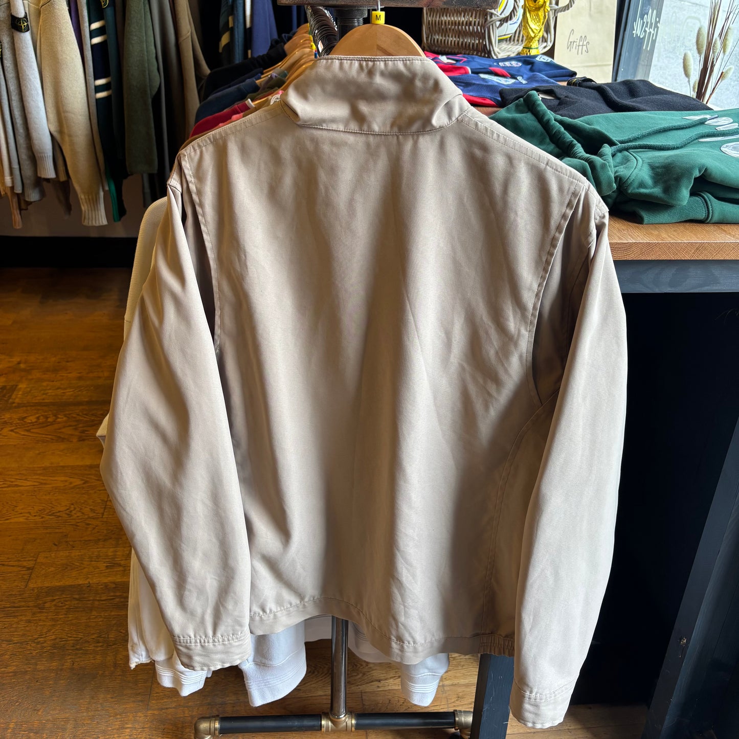 Ralph Lauren Polo Golf Harrington Zip Up Jacket Beige (Medium)
