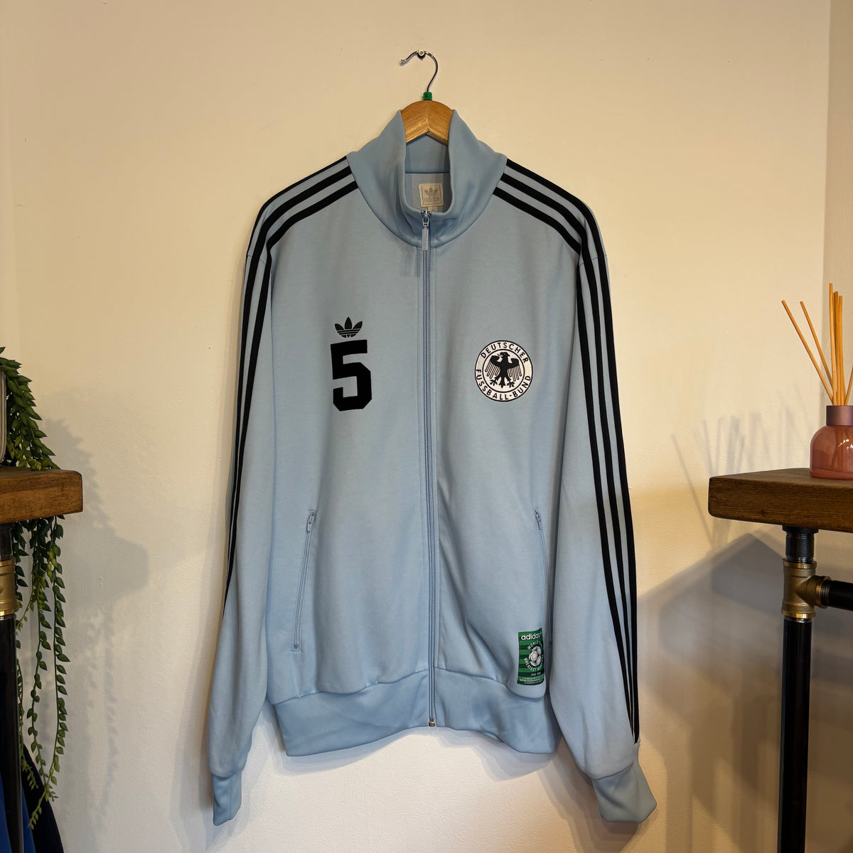 Adidas Originals 2005 Der Kaiser Track Jacket Light Blue (XL)