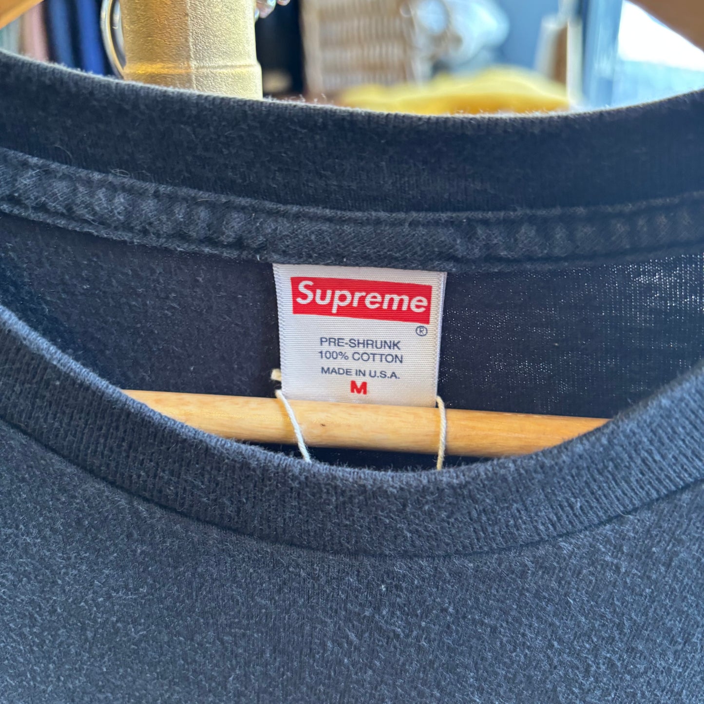Supreme SS20 Social Graphic T-Shirt Black (Medium)