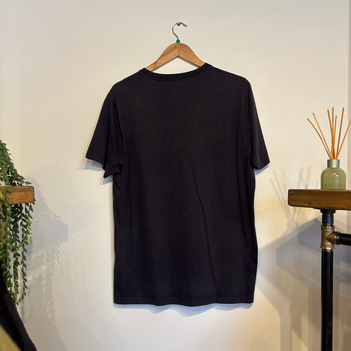 CP Company Spellout Print T-Shirt Washed Black (XL)
