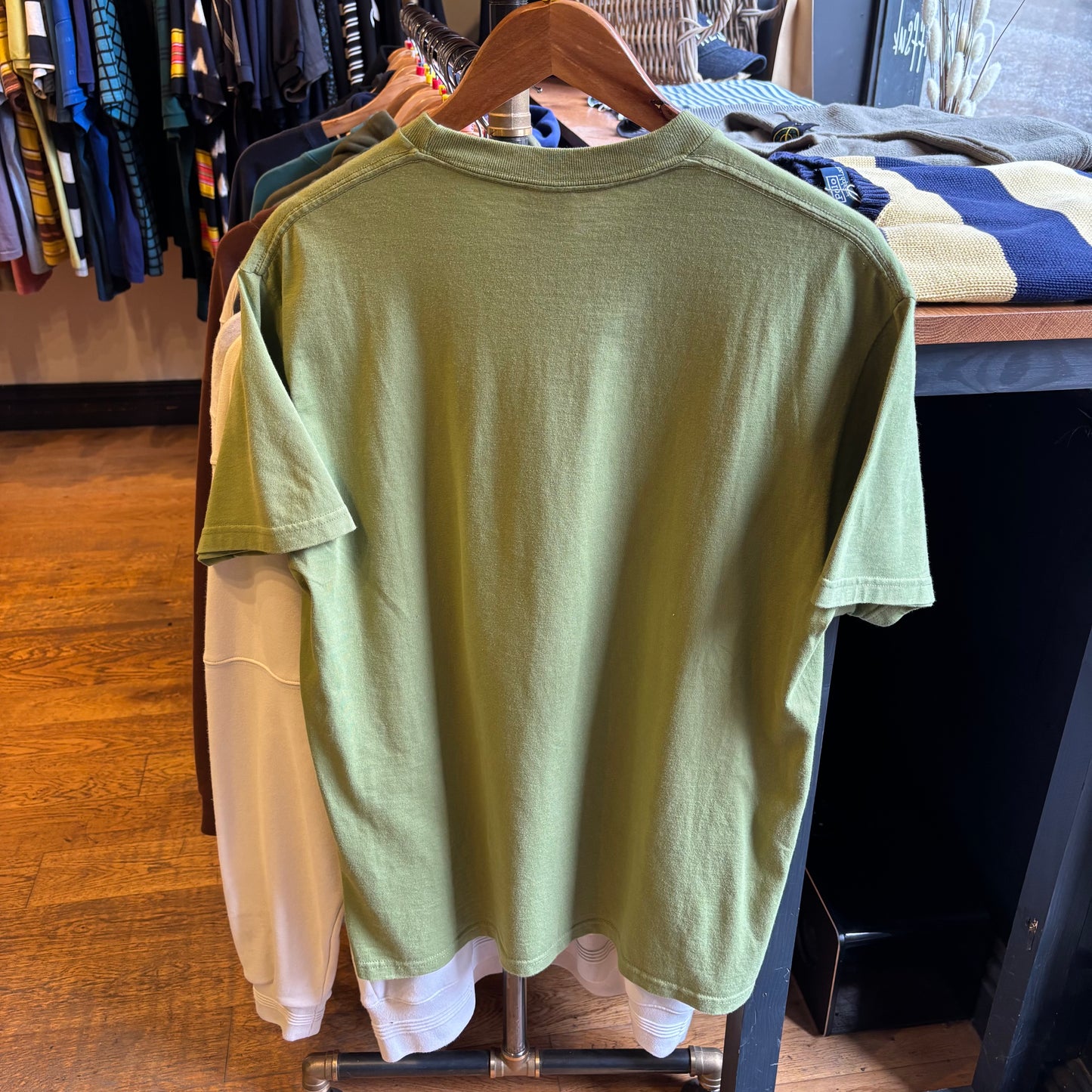 Supreme SS24 Records Graphic T-Shirt Moss Green (Medium)