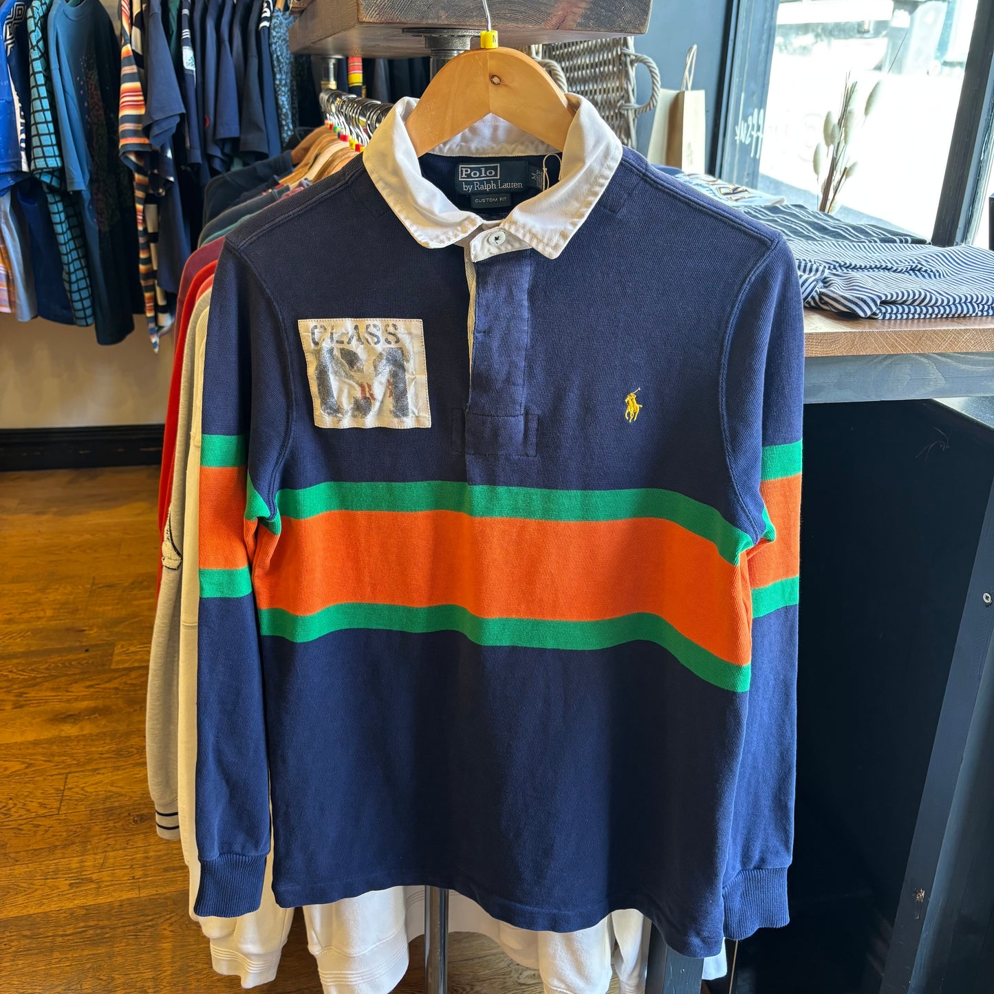 Ralph Lauren Rafting Longsleeve Polo Shirt Navy (Medium)