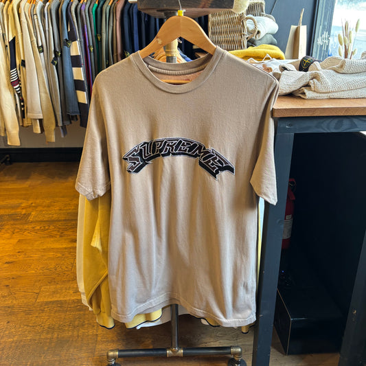 Supreme SS22 Applique Arc T-Shirt Brown (Medium)