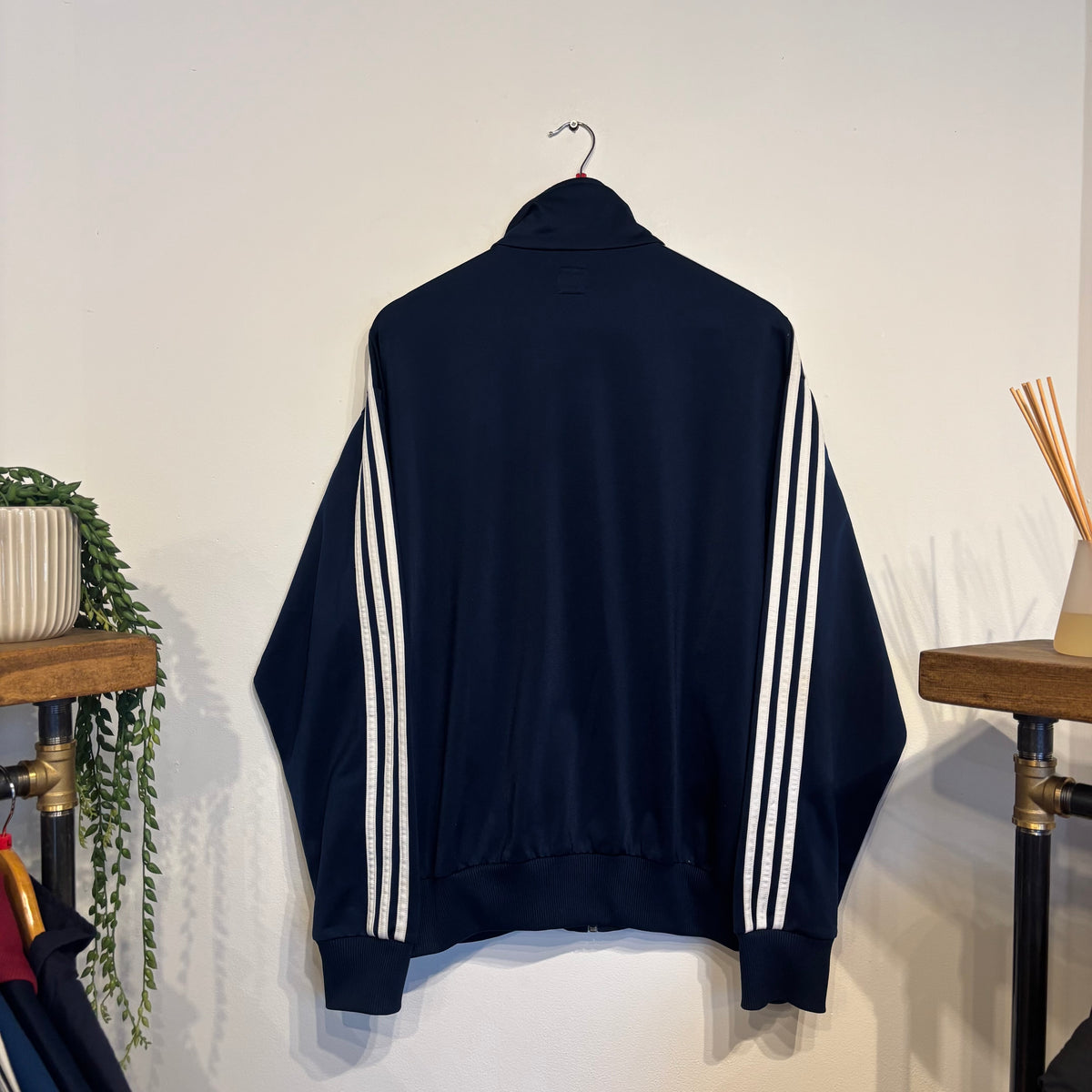 Adidas Firebird Zip Track Jacket Navy (Large)