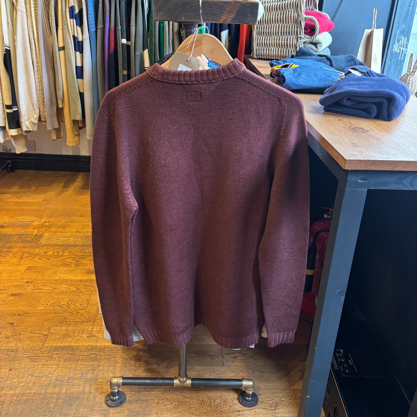 CP Company Chunky Pullover Knit Brown (XL)