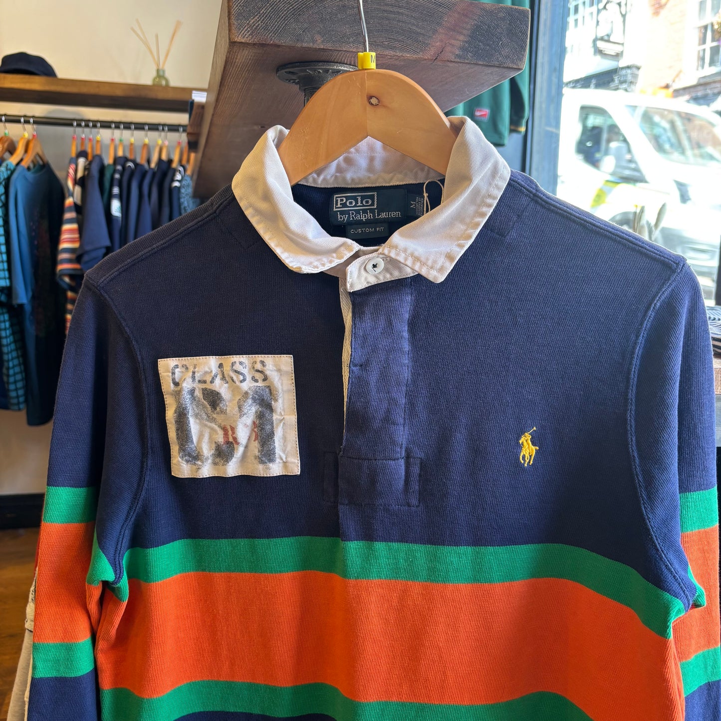 Ralph Lauren Rafting Longsleeve Polo Shirt Navy (Medium)