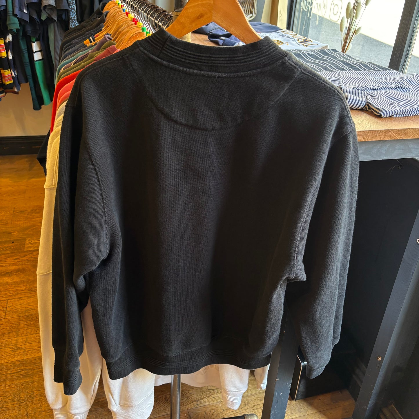 Palace London AW23 Crew Oversized Sweatshirt Black (Medium)