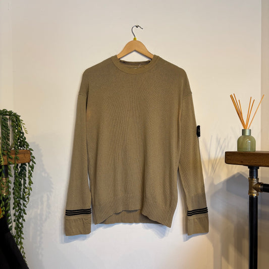 Stone Island S/S 2006 Pullover Knit Jumper Beige (Medium)