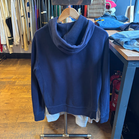 Nike 90s Swoosh Oversized Hoodie Navy (Large)