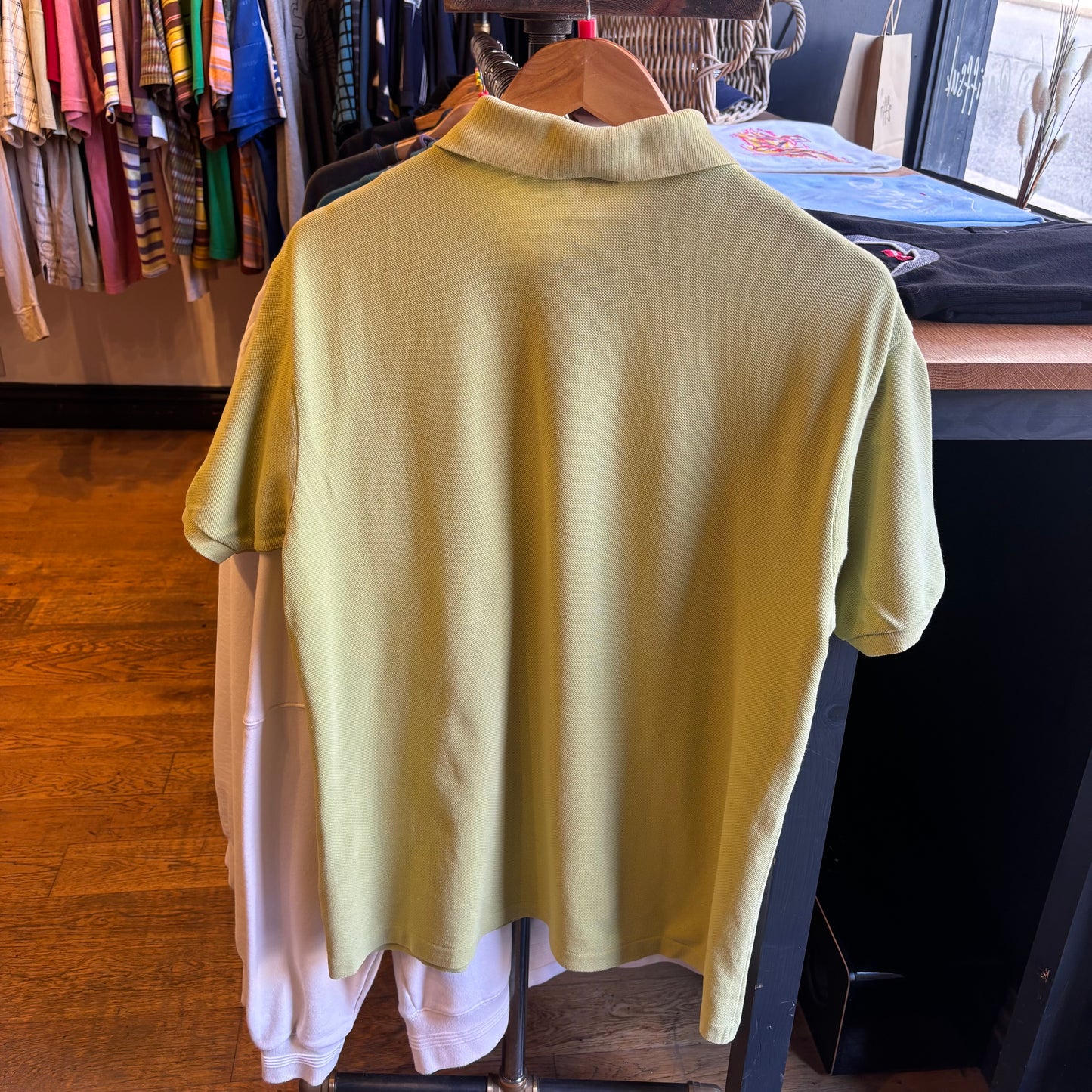 Yves Saint Laurent Polo Shirt Green (Large)