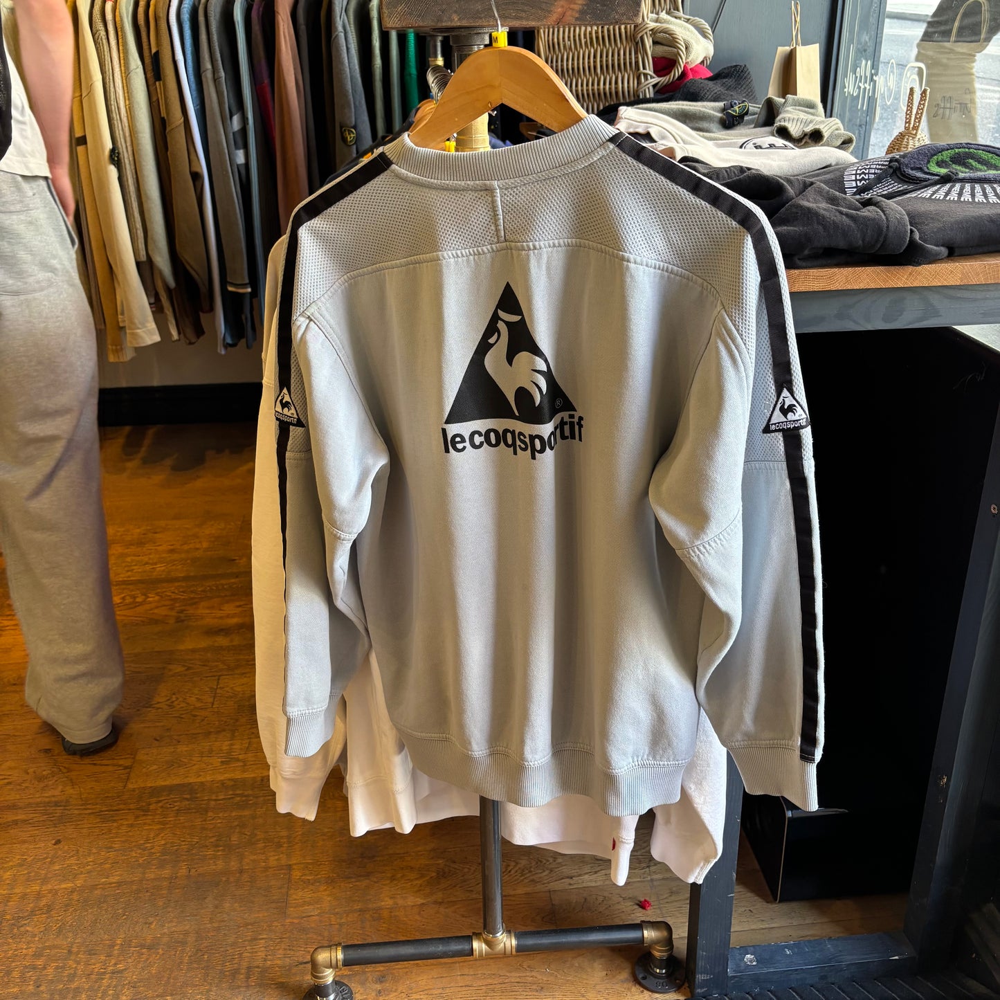 Wolverhampton Wanderers Le Coq Sportif Training Sweatshirt Grey (Medium)
