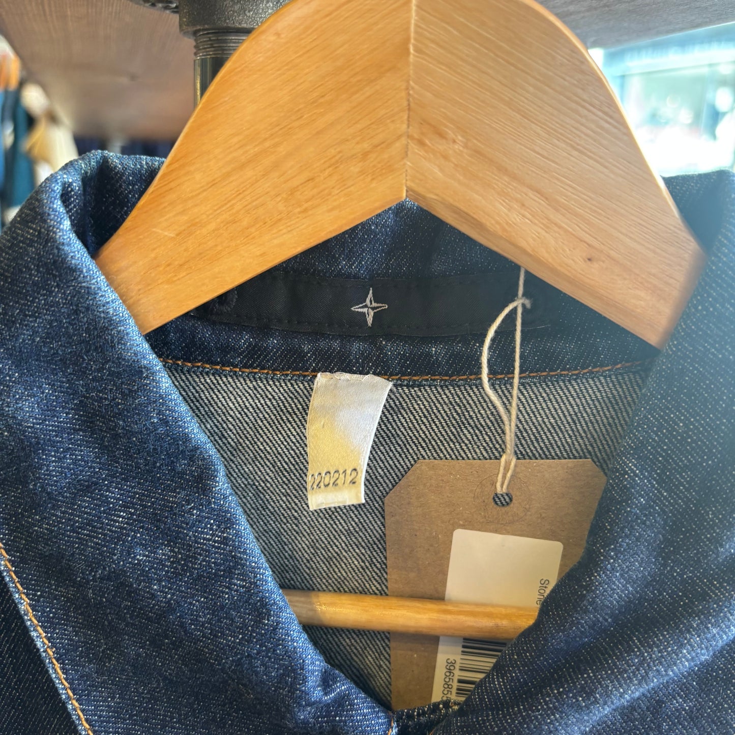 Stone Island Denim Trucker Jacket Navy (Medium)