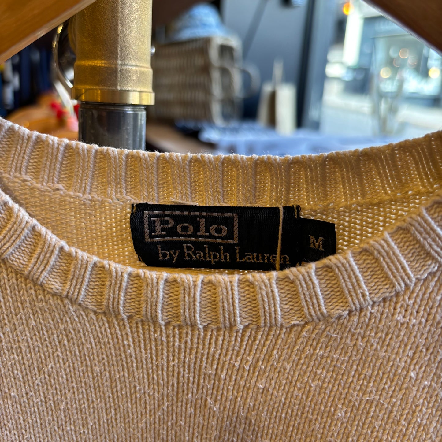 Ralph Lauren Pullover Knit Jumper Cream (Medium)