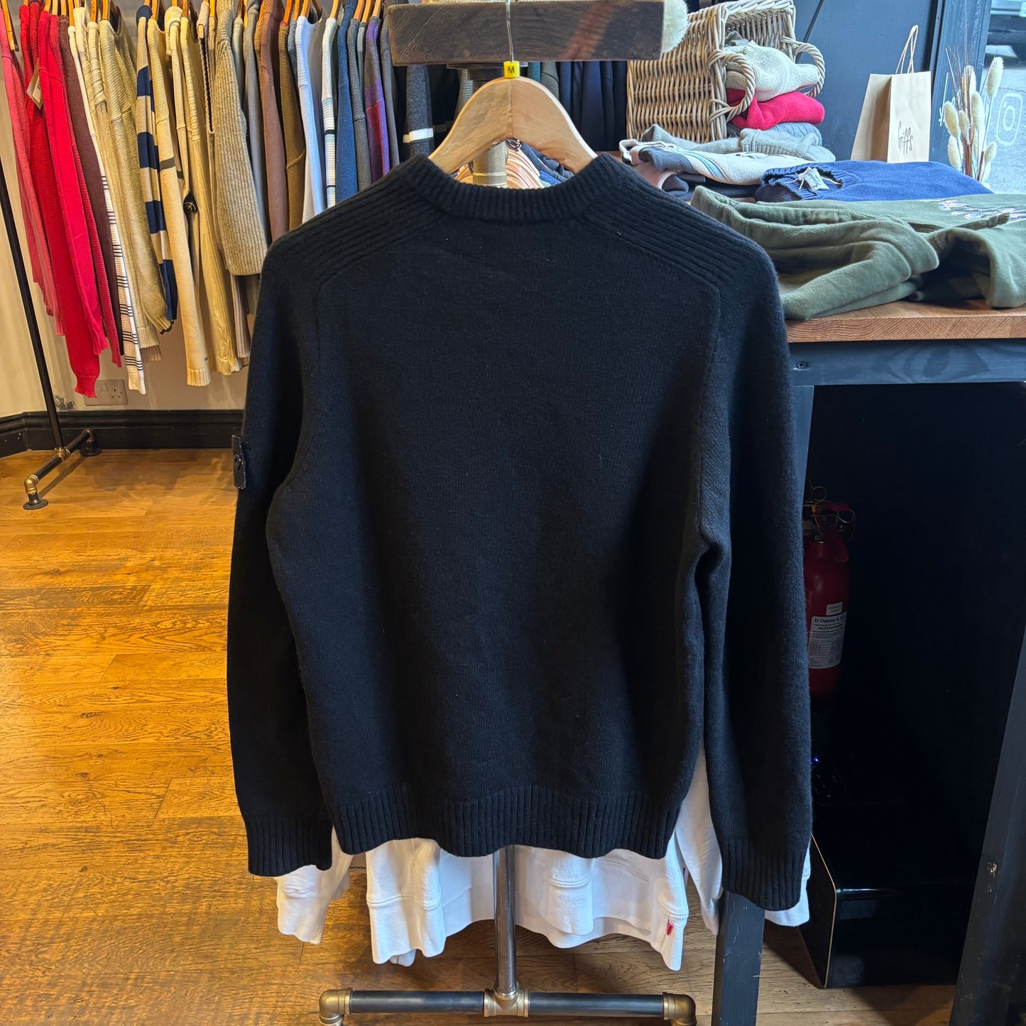 Stone Island AW20 Pullover Knit Jumper Black (Medium)