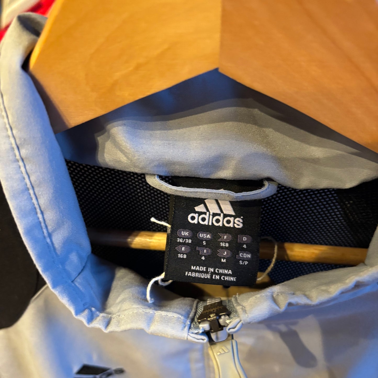 Real Madrid Adidas 2004/05 Track Jacket Grey/ Black (Small)