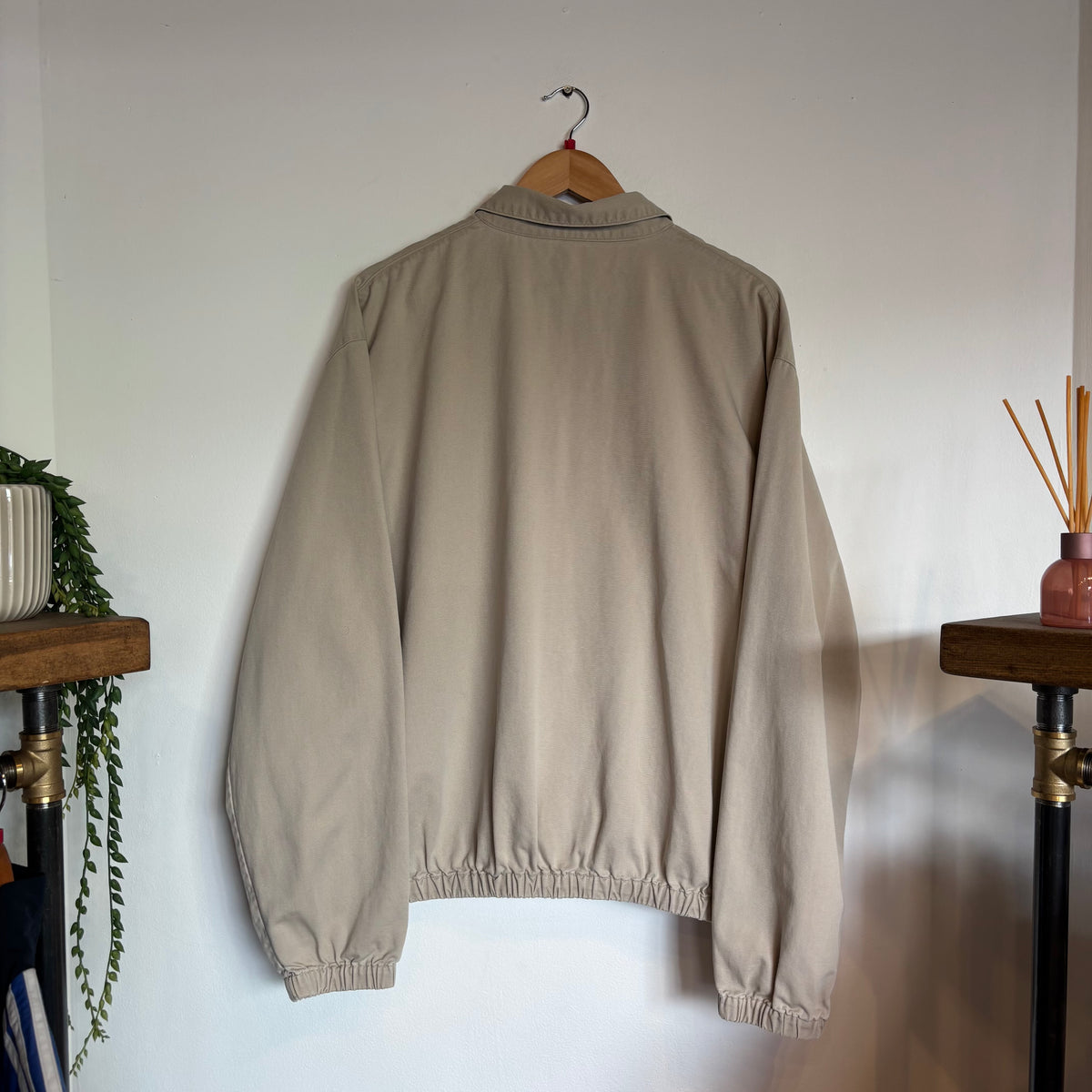 Ralph Lauren Harrington Zip Jacket Beige (Large)