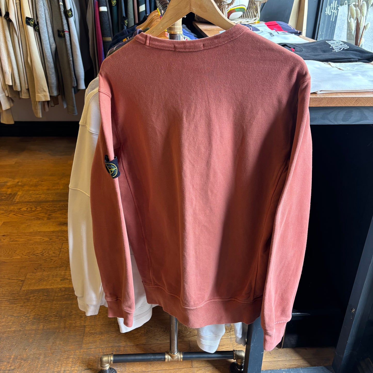 Stone Island A/W 2019 Pullover Sweatshirt Orange (Large)