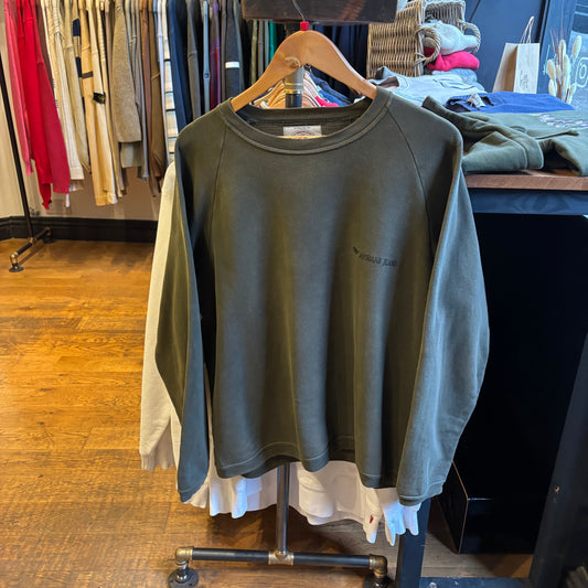 Armani Jeans Pullover Sweatshirt Green (Large)