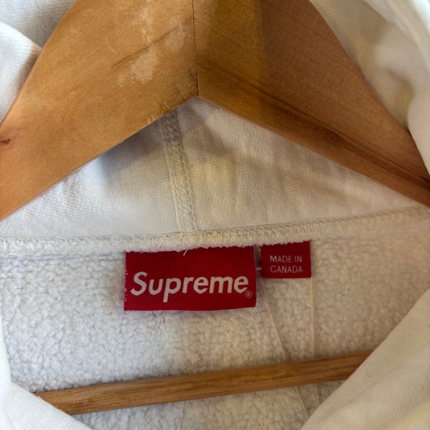 Supreme FW20 S Logo Oversized Hoodie White (Large)