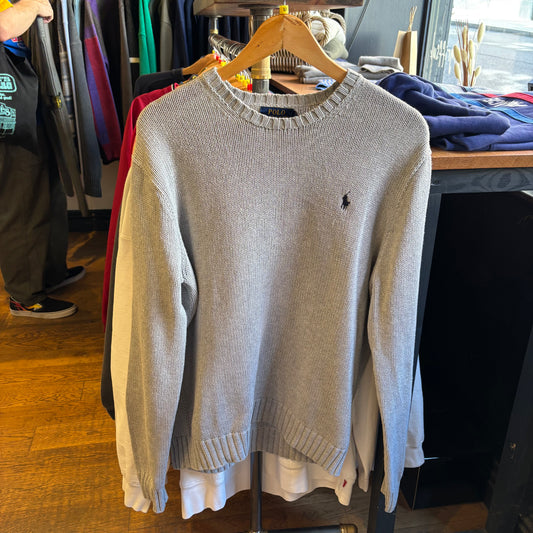Ralph Lauren Pullover Knit Jumper Grey (Medium)