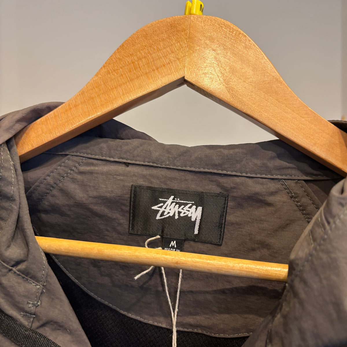 Stussy Beach Shell Wave Dye Jacket Black (Medium)