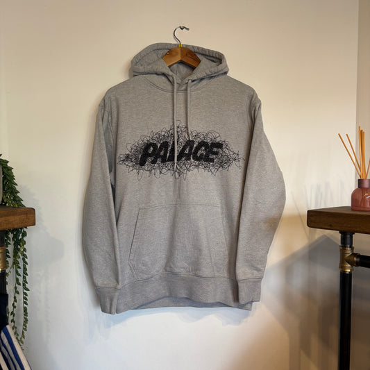 Palace SS23 Sketch Hoodie Grey (Medium)