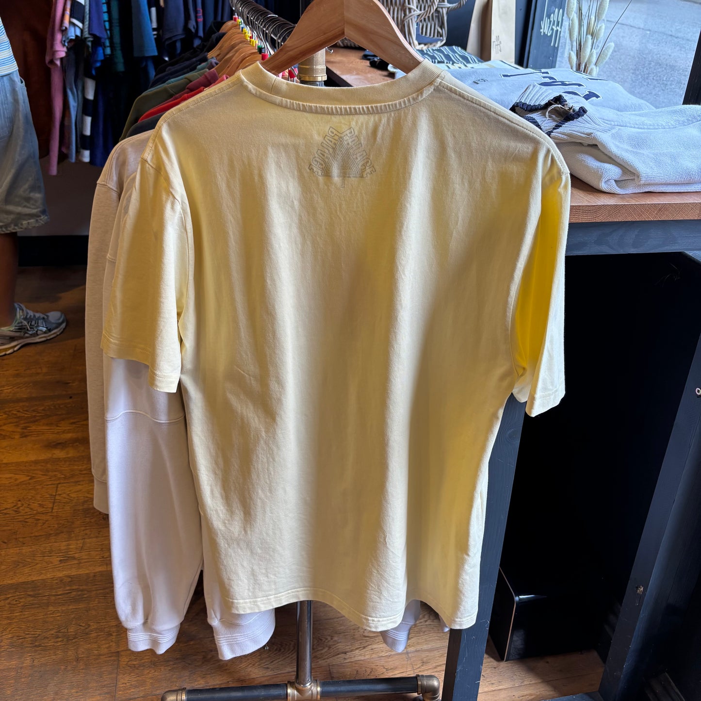 Palace SS23 Trianglosaurus T-Shirt Mellow Yellow (Large)