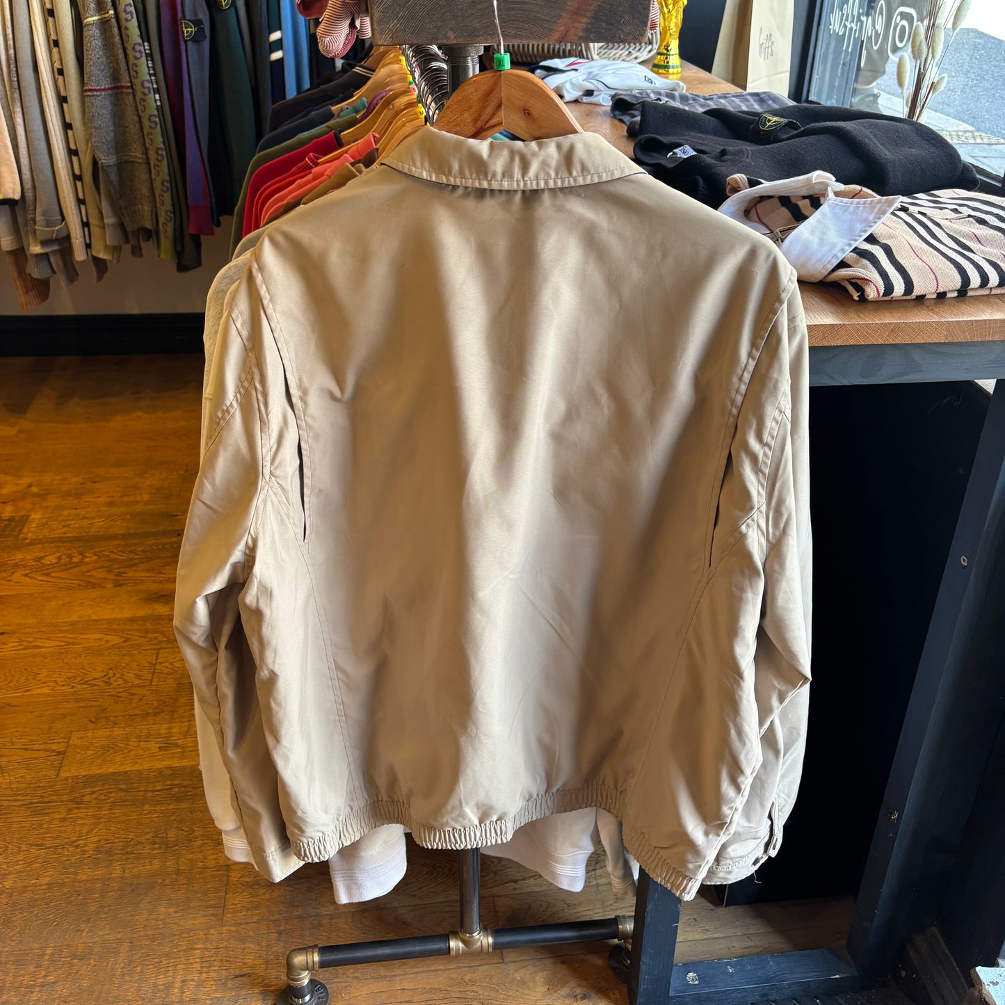 Ralph Lauren Bi Swing Harrington Zip Up Jacket Beige (XL)
