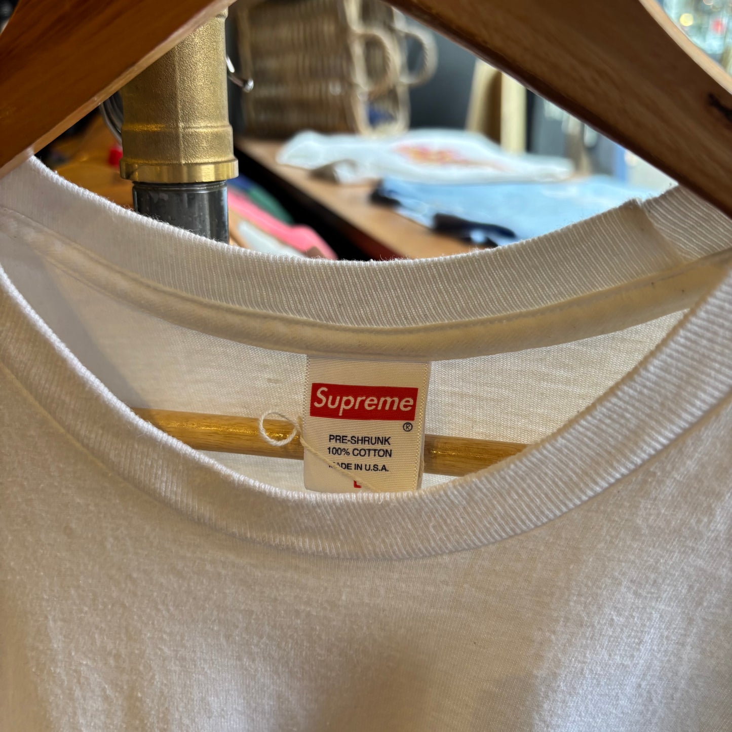 Supreme SS22 Eyes T-Shirt White (Large)
