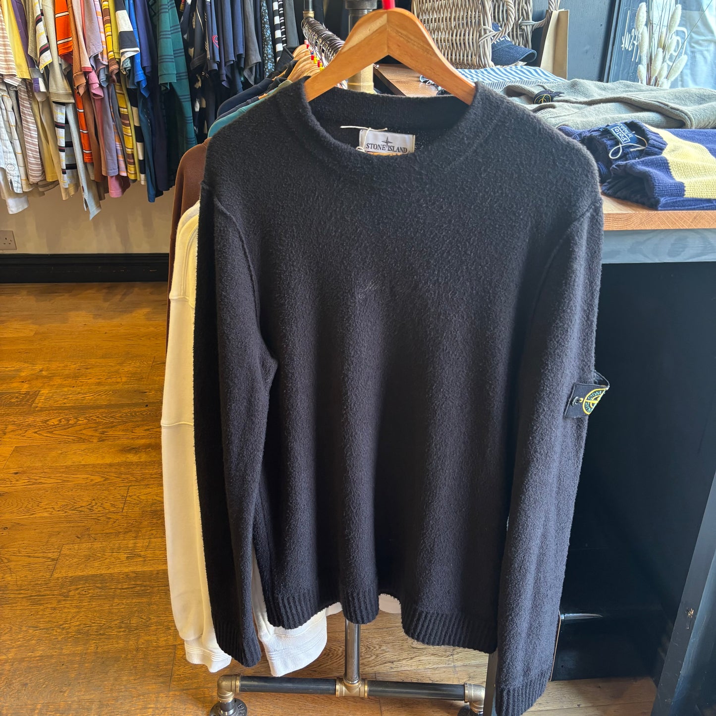 Stone Island A/W 2022 40th Anniversary Knit Black (Large)