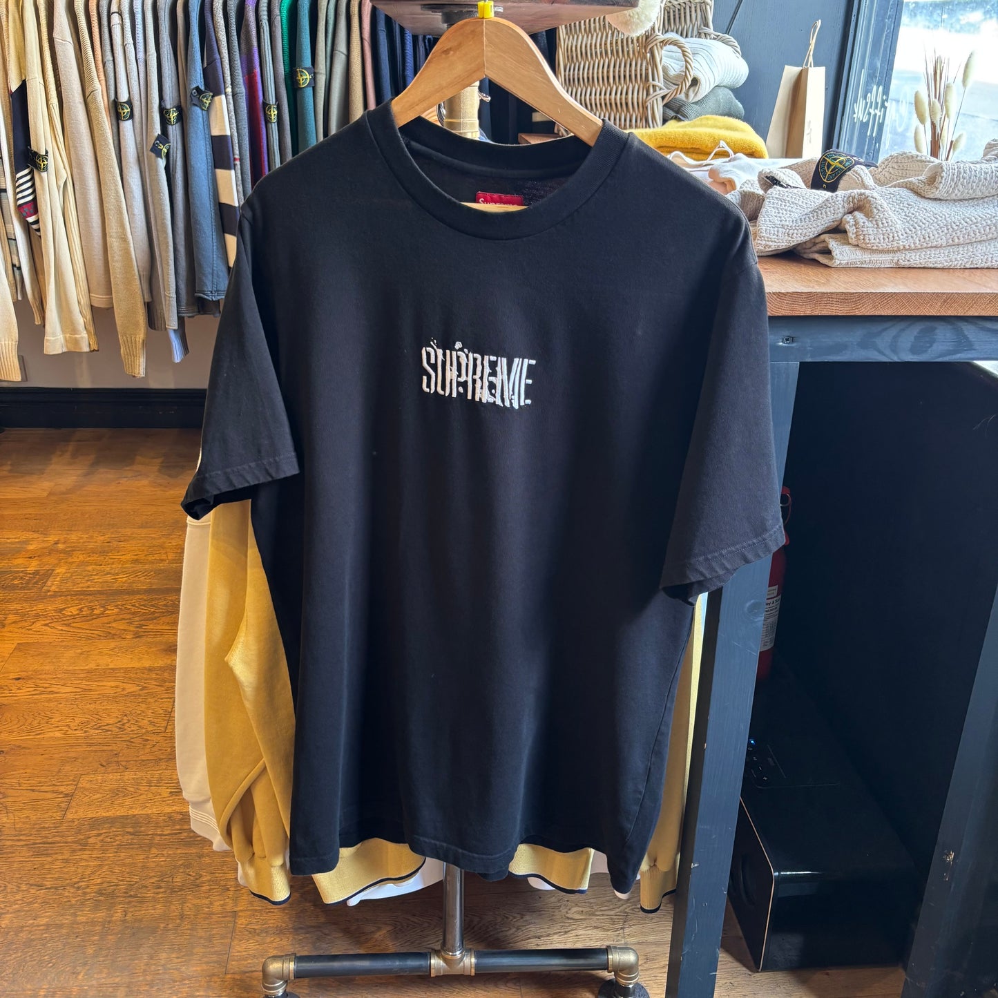 Supreme SS21 Splatter Graphic T-Shirt (Medium)