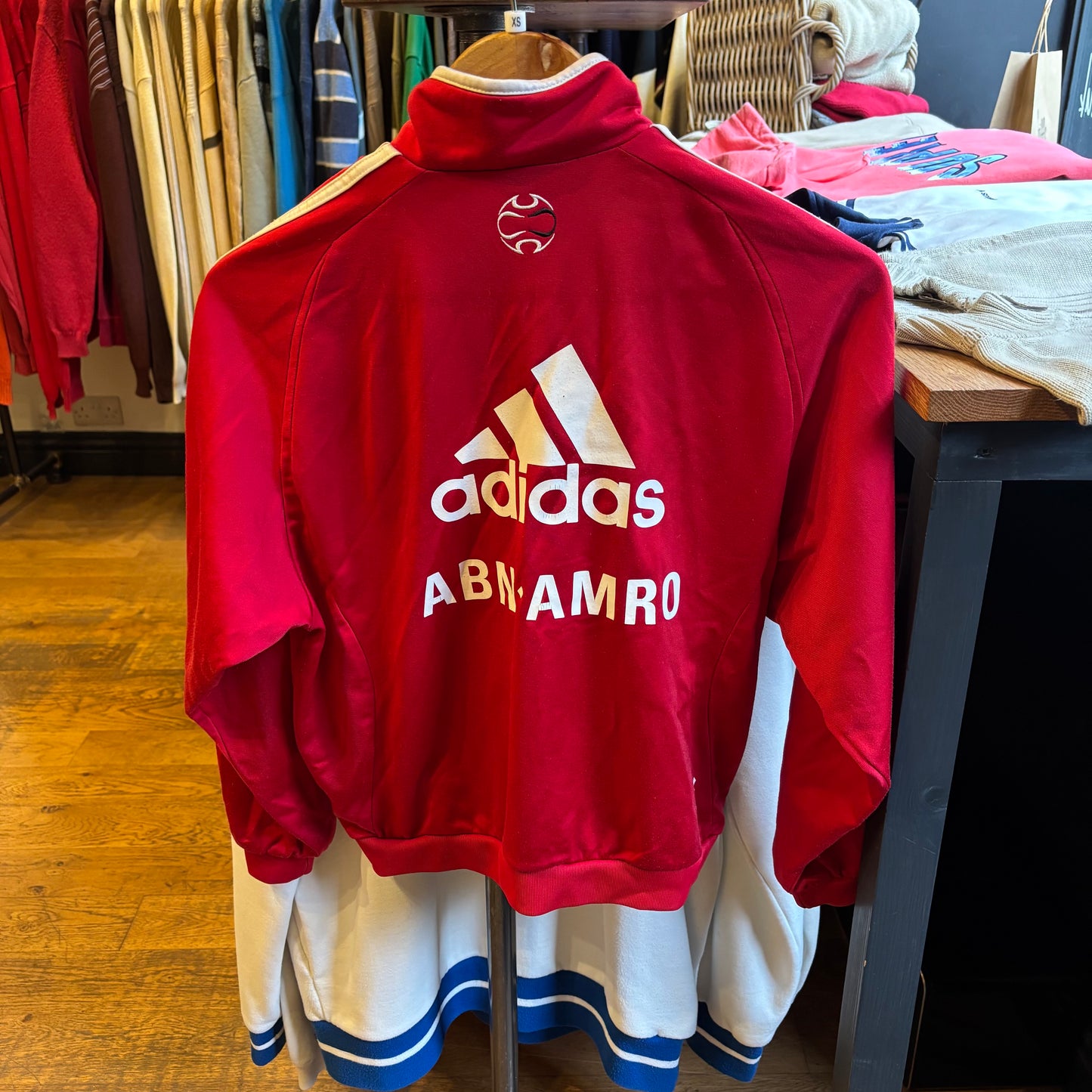 Ajax Adidas 2007/08 Training Jacket Red (XS)