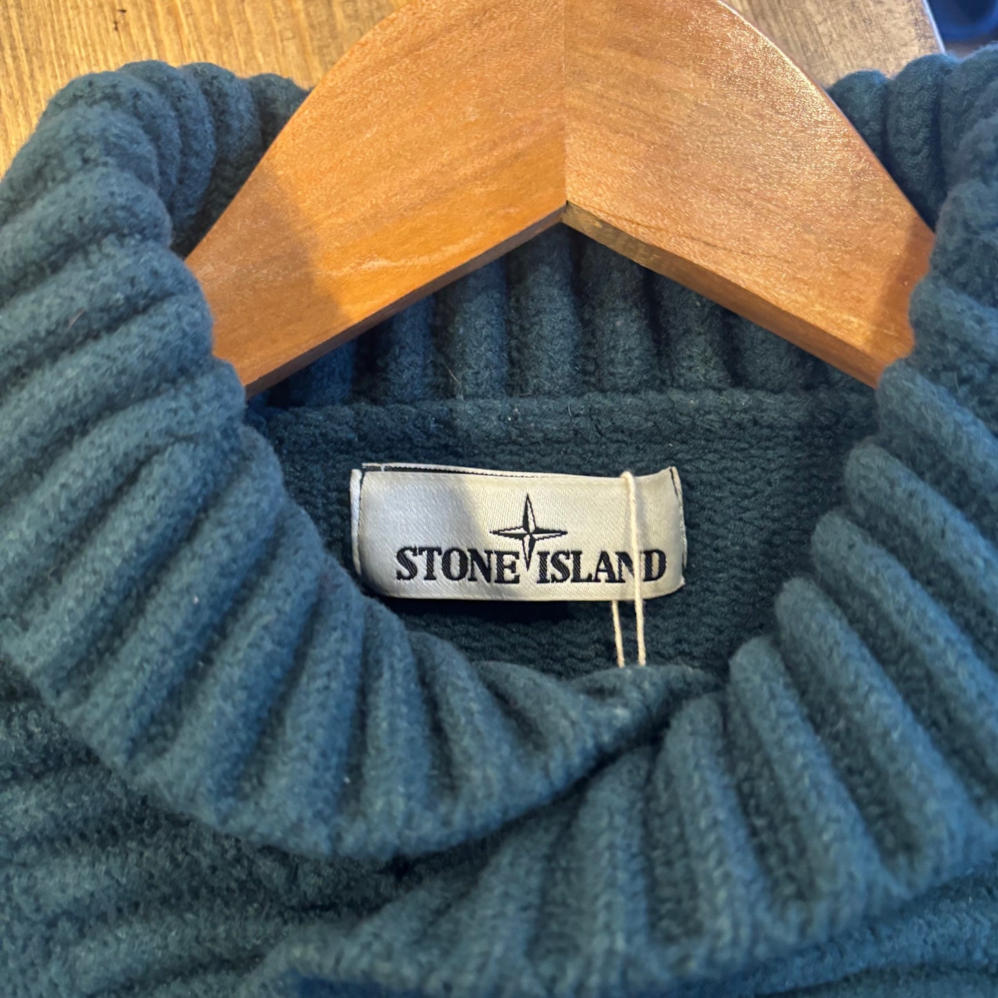 Stone Island AW14 Roll Neck Pullover Knit Jumper Green (Medium)