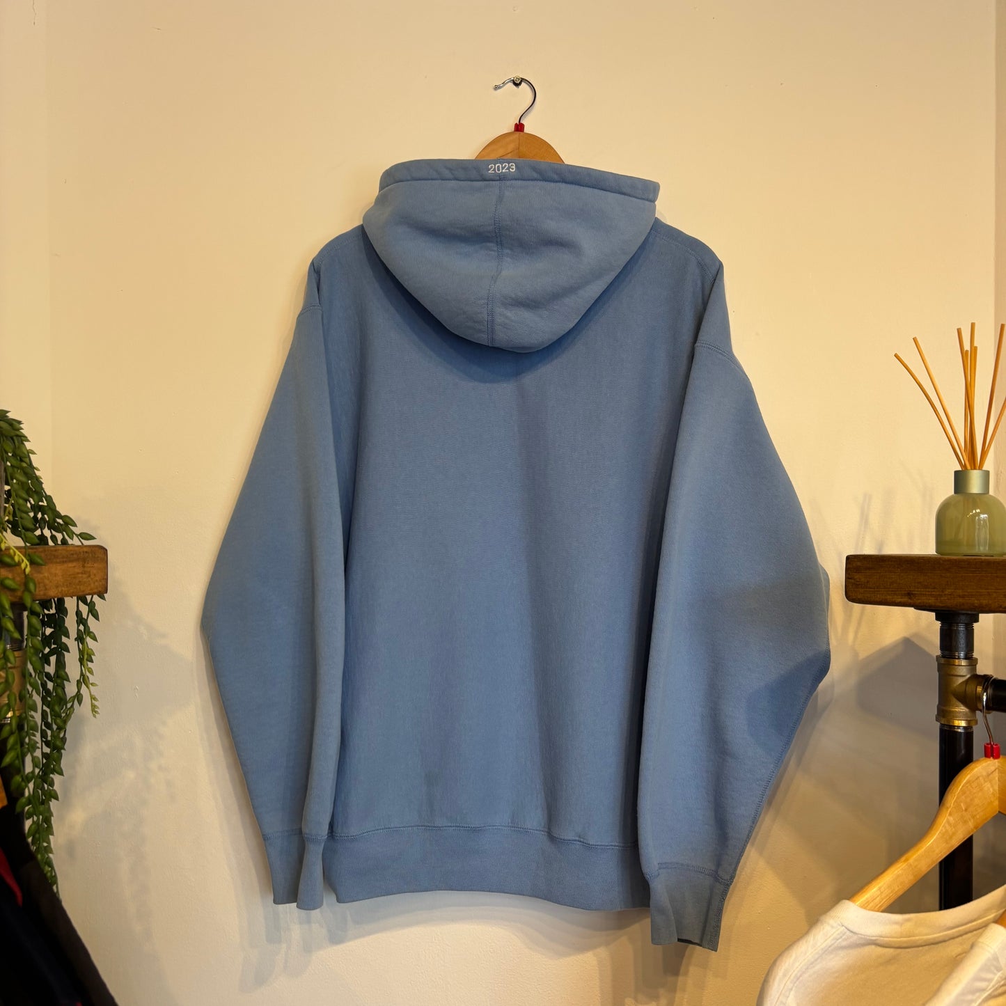 Supreme SS23 Motion Logo Hoodie Light Blue (Large)