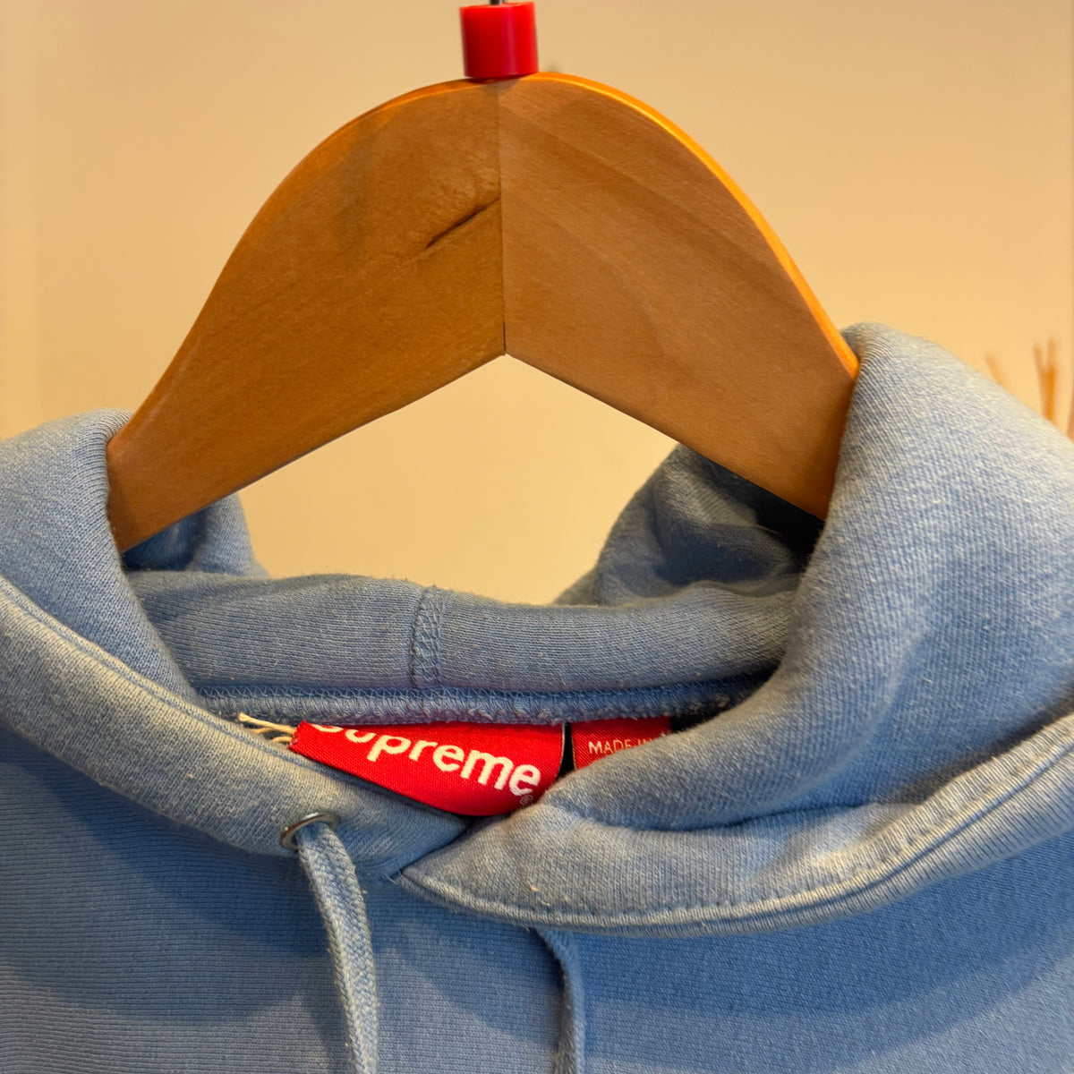 Supreme SS23 Motion Logo Hoodie Light Blue (Large)