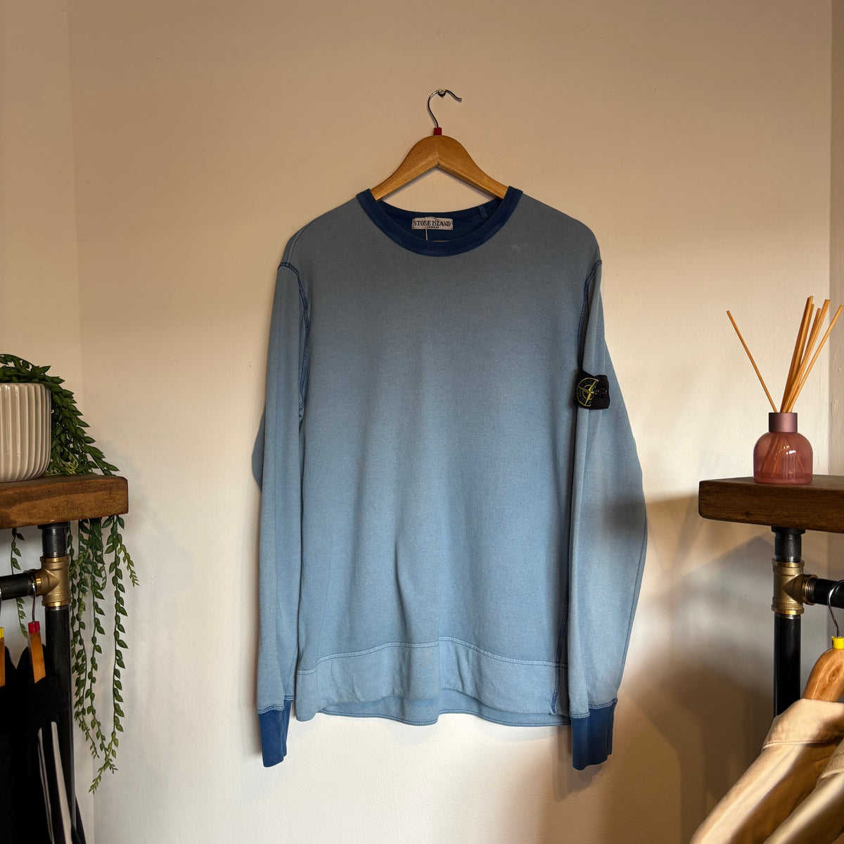 Stone Island S/S 2011 Lightweight Sweatshirt Light Blue (Large)
